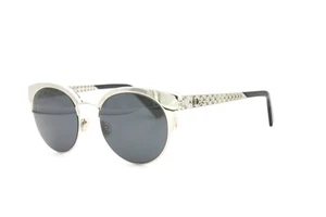 Dior Sunglasses 010IR 50 19 145 DioramaMini Palladium Gray Blue Made in Italy - Picture 1 of 7