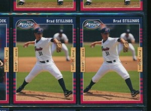 Lot (2) 2011 Grandstand #31 Brad Stillings Fort Myers Miracle (CD8) SWSW6  