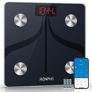 RENPHO Smart Body Fat Scales, Bluetooth Bathroom Scales High Precision Weighing 