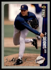1996 Collector's Choice Silver Signature Scott Sanders San Diego Padres #703