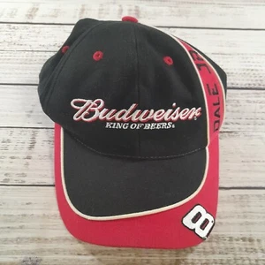 Dale Earnhardt Jr Mütze Cap Strapback Budweiser #8 schwarz rot Nascar Motorsport - Bild 1 von 12