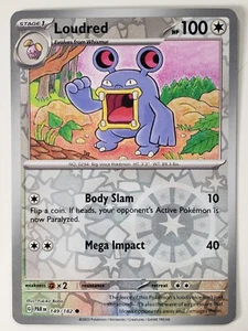 HOLO INVERSO Loudred 149/182 Casi Nuevo/M - Tarjeta de Pokémon Paradoja Rift Escarlata Violeta - Imagen 1 de 3