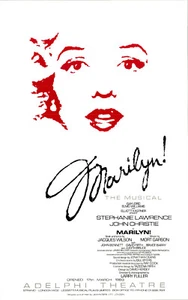 MARILYN! ~1983 UK Marilyn Monroe (Broadway) Poster~ STEPHANIE LAWRENCE - Bild 1 von 1