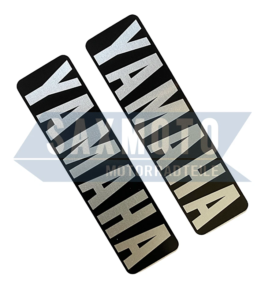  Juego de emblemas de tapa de motor YAMAHA RD250 RD400 1976-1979 juego de insignias de caja de motor Foto 1 de 1