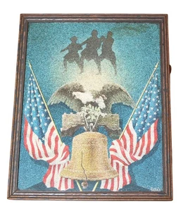 Vintage Patriotic American Print By Sickles Advertising Feed Store Baltimore MD - Picture 1 of 4