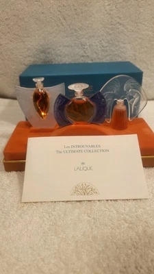 Juego de Perfumes Miniatura LALIQUE Art Nouveau 1998-2000  Foto 1 de 4