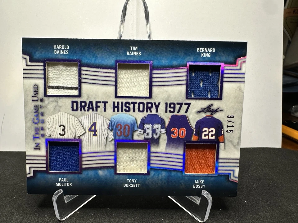 King/Molitor/Dorsett/Mike Bossy 2019 ITG usado historia del draft deportivo #DH-17 Foto 1 de 2