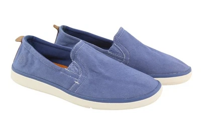 Timberland A2B14 Chaussures Hommes EU42/43 Bleu à Enfiler Bas Sensorflex Duvet - Photo 1/4
