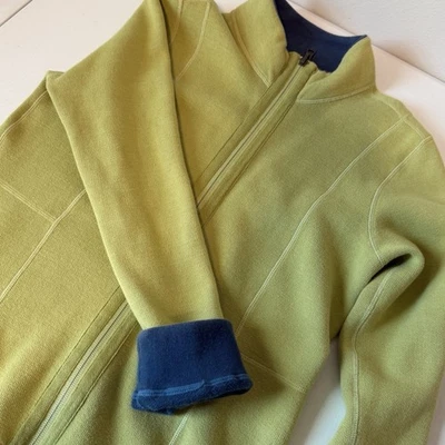 Chaqueta de exterior Orvis para mujer talla S reversible ligera cremallera completa azul verde Foto 1 de 4