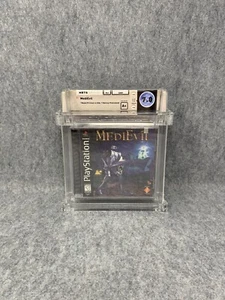 PS1 PlayStation MediEvil WATA 7.0 A+ SEAL NEW Black Label 1st Print Mint! - Picture 1 of 4