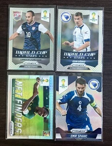 2014 PANINI PRIZM WORLD CUP REFRACTOR LOT DZEKO DONOVAN SAMUEL ETO’O NET FINDERS - Bild 1 von 5