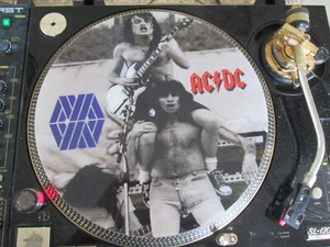 AC/DC - Intro & Soul Stripper (Westwood One) BBC 12" PICTURE DISC SINGLE LP RARE - Picture 1 of 1