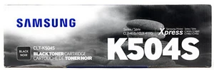 SAMSUNG CLT-K504S TONER ORIGINALE NERO CLP-415/CLX-4195/XPRESS C1810 - Picture 1 of 1