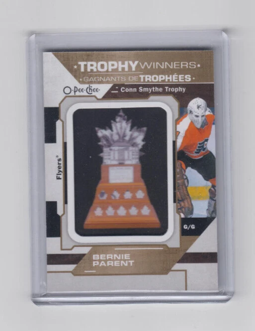 18/19 OPC Philadelphia Flyers Bernie Parent Trophy Winners Patch card #P-50