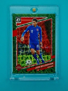 Panini Donruss Road Qatar Soccer 2021-22 Jude Bellingham Green Velocity Optic - Bild 1 von 2