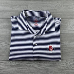 Camisa polo de golf Rhoback Barstool para hombre X-grande a rayas elástico rendimiento - Imagen 1 de 9