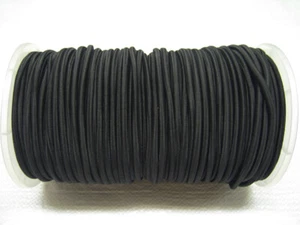 Elastic Bungee Rope Shock Cord 3MM x 100M (Black Tie Down Stretch 328 Foot) - Picture 1 of 2