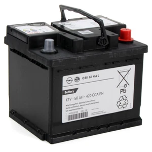 ORIGINAL GM Opel Autobatterie Starterbatterie 12V 50Ah 420 CCA EN 95527530 - Bild 1 von 3