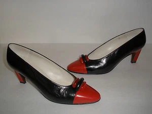 @ GORGEOUS ANA BONILLA LEATHER HEELS US 7.5  SEXY  MADE IN SPAIN VINTAGE - Picture 1 of 7