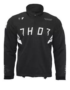 Chaqueta de Motocross Thor 2024 Calentamiento Negra MX Enduro Quad ATV - Imagen 1 de 2