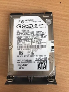 HITACHI LAPTOP 120GB 2.5" SATA DRIVE - HTS722012K9A300 - 0MT027 - 0A55972 - Picture 1 of 4