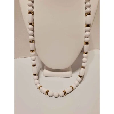 Napier Oro Blanco Collar Cuentas Moda Mujer Joyería 30" Foto 1 de 4