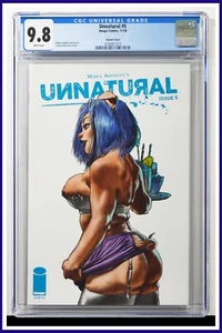 Unnatural #5 CGC Graded 9.8 Image 2018 Variant Cover White Pages Comic Book. - Picture 1 of 2