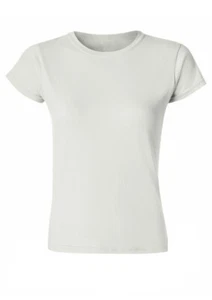 Gildan Softstyle Women T-Shirt, 64000L, 100% cotton, White, different sizes - Picture 1 of 2