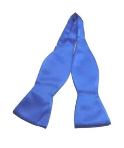 Papillon De Tun Azul Corbata Real a Butterfly De Binden Satin Made IN Italy - Imagen 1 de 2