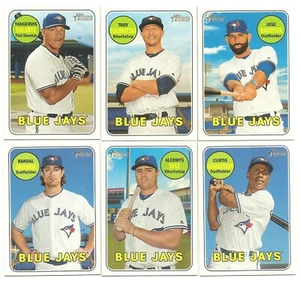 2018 Topps Heritage Tronto Blue Jays Team Set 27 cards as shown - Picture 1 of 4
