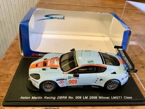 SPARK 1/43 ASTON MARTIN RACING DBR9 #009 WINNER LMGT1 LE MANS 2008 - Foto 1 di 4