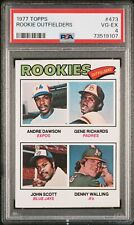 1977 Topps Baseball Rookie Outfielders #473 PSA 4 73519107