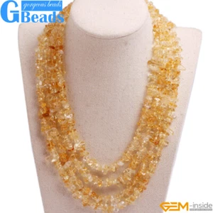 Handmade Multi-Strands Chips Cluster Statement Fashion Long Necklace 17-20 Inch - Picture 1 of 83