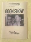 The Goon Show Programme Spike Milligan