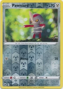 Reverse Holo Pawniard 092/159 Common Crown Zenith Pokemon TCG - Picture 1 of 1