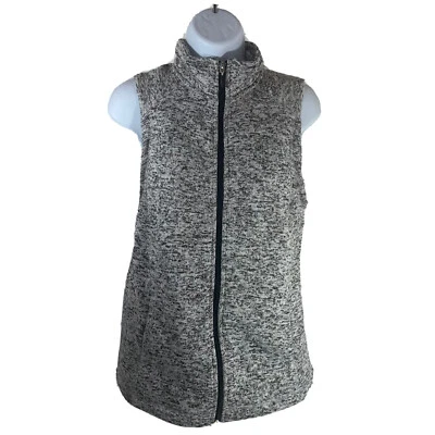 exertek women vest heather gray small pockets full zip 100 polyester RN#69016 - Image 1 of 4
