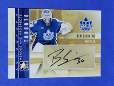 2011-12 In the Game Heroes and Prospects Ben Scrivens PRC Autographs #A-BSC