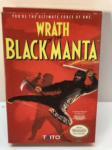 Wrath of the Black Manta NES Nintendo Complete CIB w/ Manual Free Ship Superb - Picture 1 of 12
