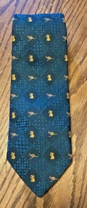 Australian Tie Company Herren Krawatte grün Känguru Koalabär klassisch 56" NEU - Bild 1 von 6