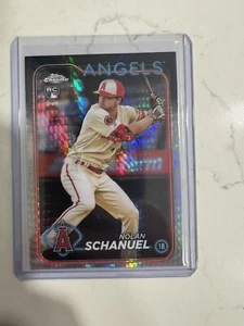 2024 Topps Chrome - Prism Refractor #274 Nolan Schanuel (RC) - Picture 1 of 2