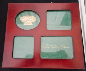 LaVie Wooden Photo Treasure Chest- New- Free Shipping - Picture 1 of 3
