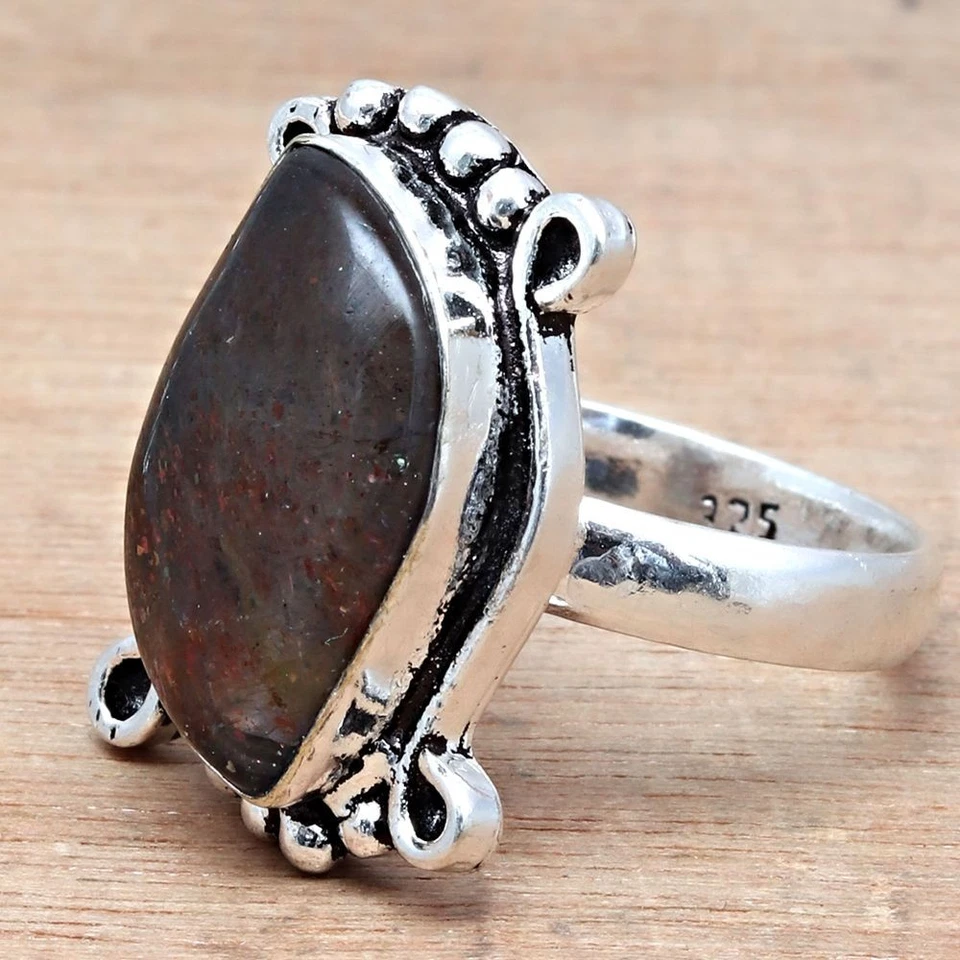 Copper Rutile Gemstone Handmade Silver Jewelry  "7" - Image 1 of 4