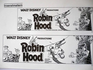 Robin Hood - Zeichentrick - Walt Disney - Werberatschlag - Picture 1 of 1