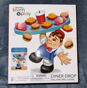 Lakeshore Learn & Play DINER DROP Balancing Game Fine Motor Skills - Picture 1 of 3