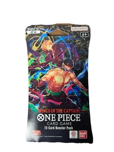 One Piece OP-06 Wings Of The Captain Blister Pack - Sleeved Booster - Brand New - Picture 1 of 4