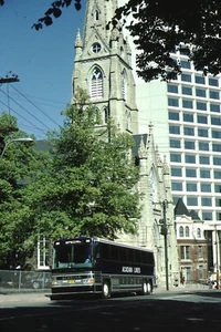 Acadian Lines MCI bus Kodachrome original Kodak slide - Picture 1 of 1