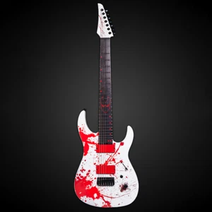 Legator Ninja N7 Slaughter 7-String Baritone Guitar, Bonebreaker White - Picture 1 of 8