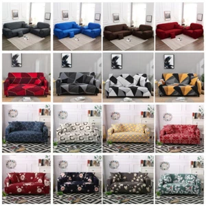 Stretch Sofa Covers Chair Loveseat Couch Cover 1 2 3 4 Seater Settee Slipcover - Picture 1 of 29