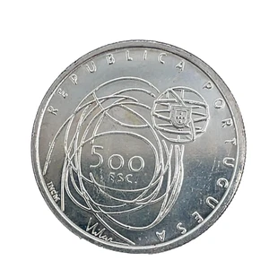 2001 PORTUGAL SILVER 500 ESCUDOS EUROPEAN CULTURE CAPITAL - Picture 1 of 9