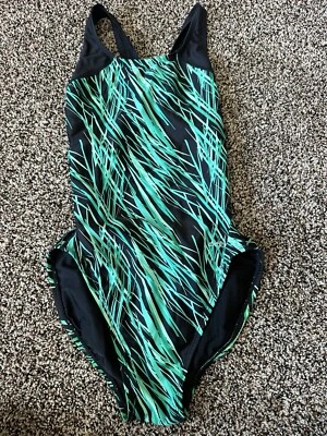 Traje de baño atlético verde Dolfin 32 equipo de natación Foto 1 de 4